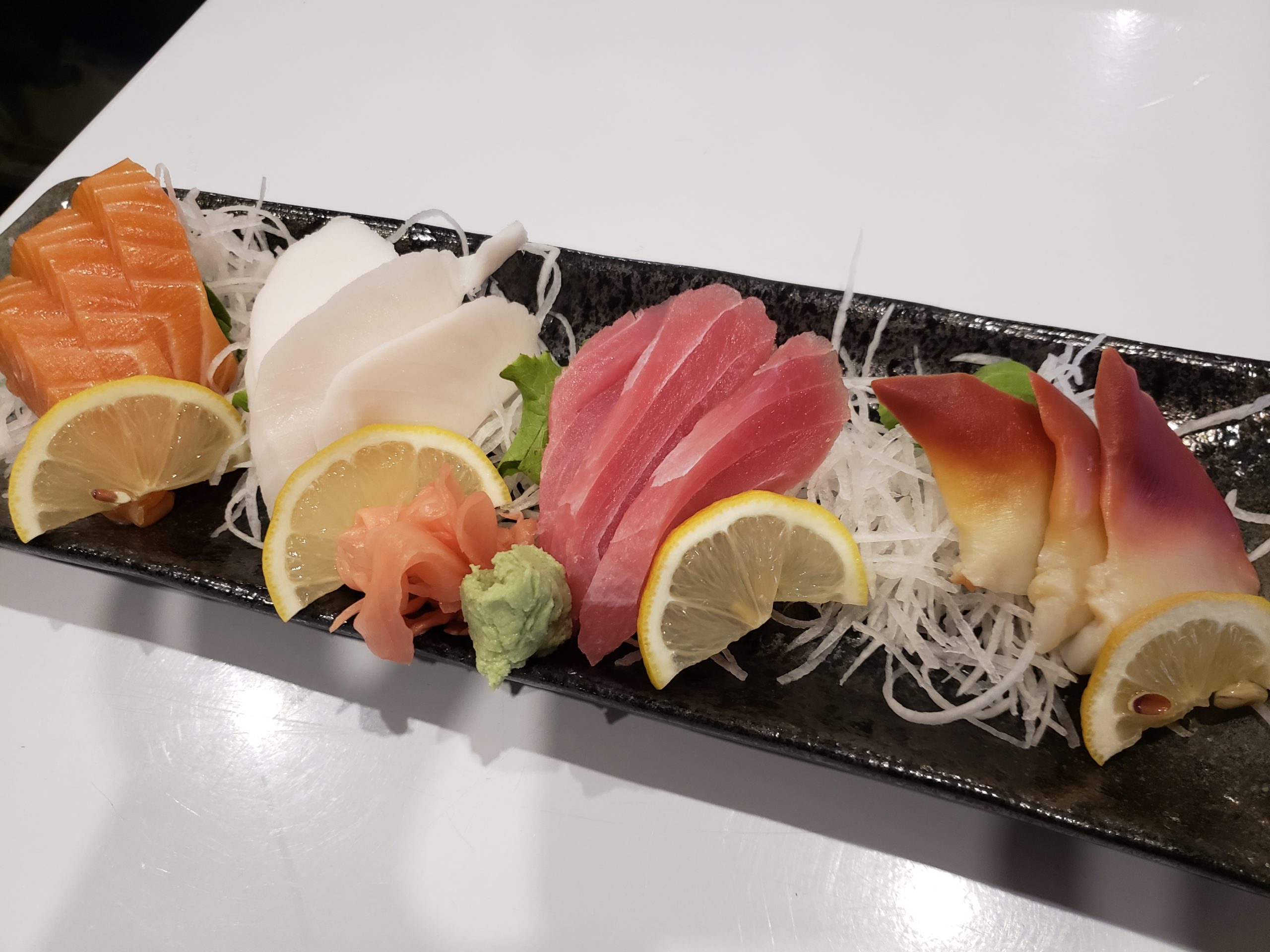 assorted sashimi